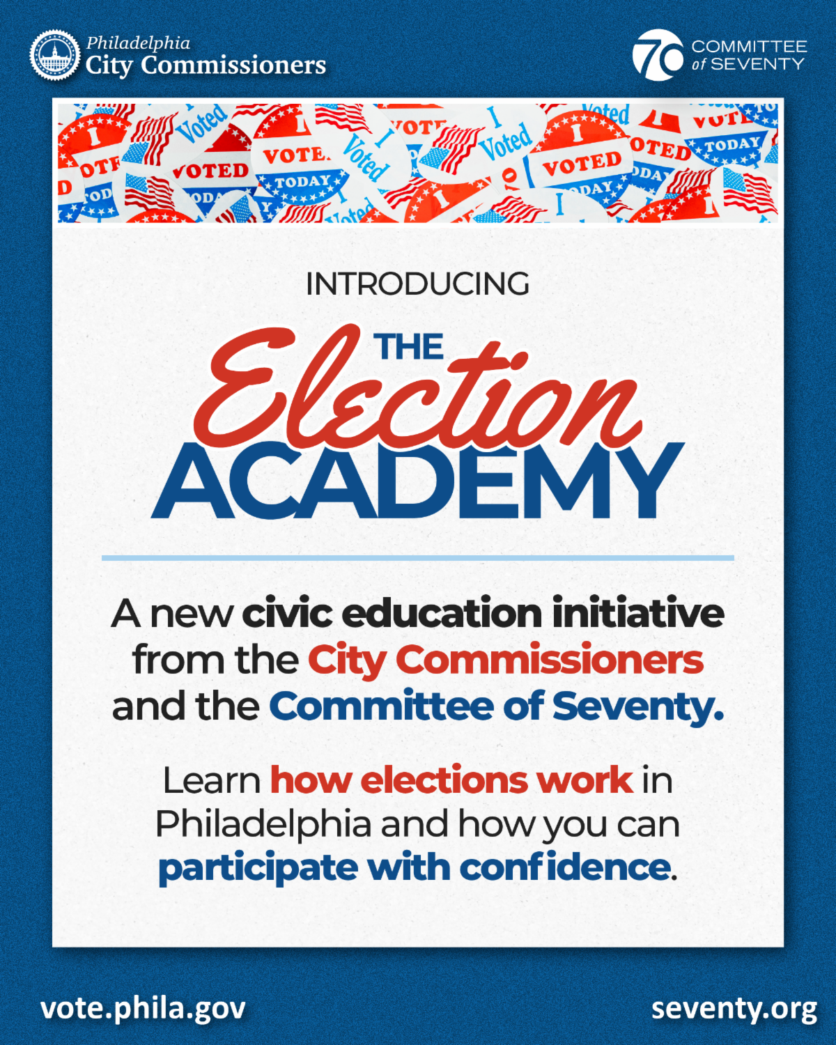 Election Academy Kickoff Event