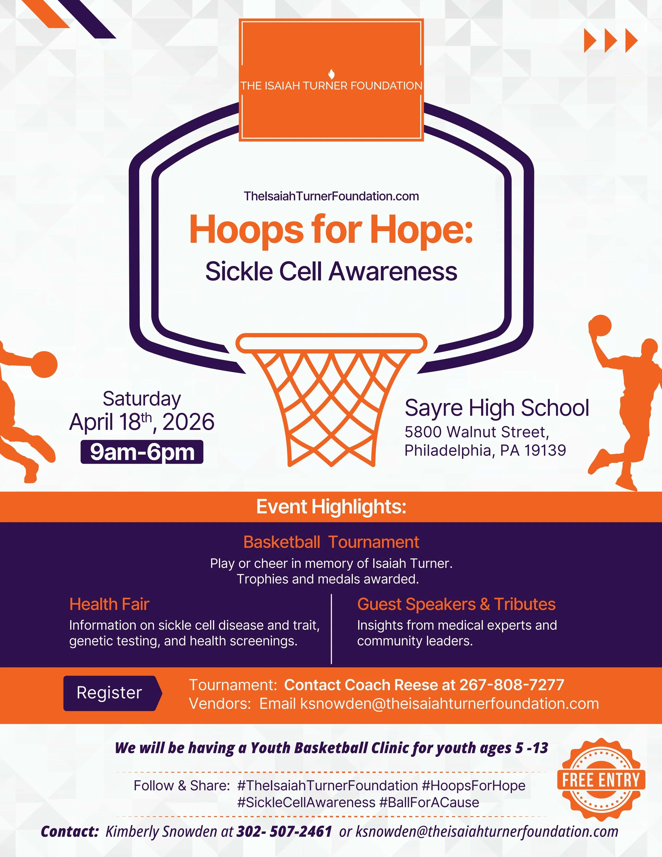 Isaiah Turner Foundation - Hoops for Hope
