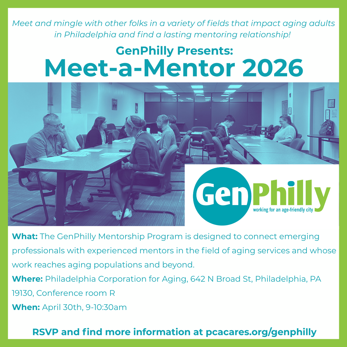 GenPhilly Meet-a-Mentor 2026
