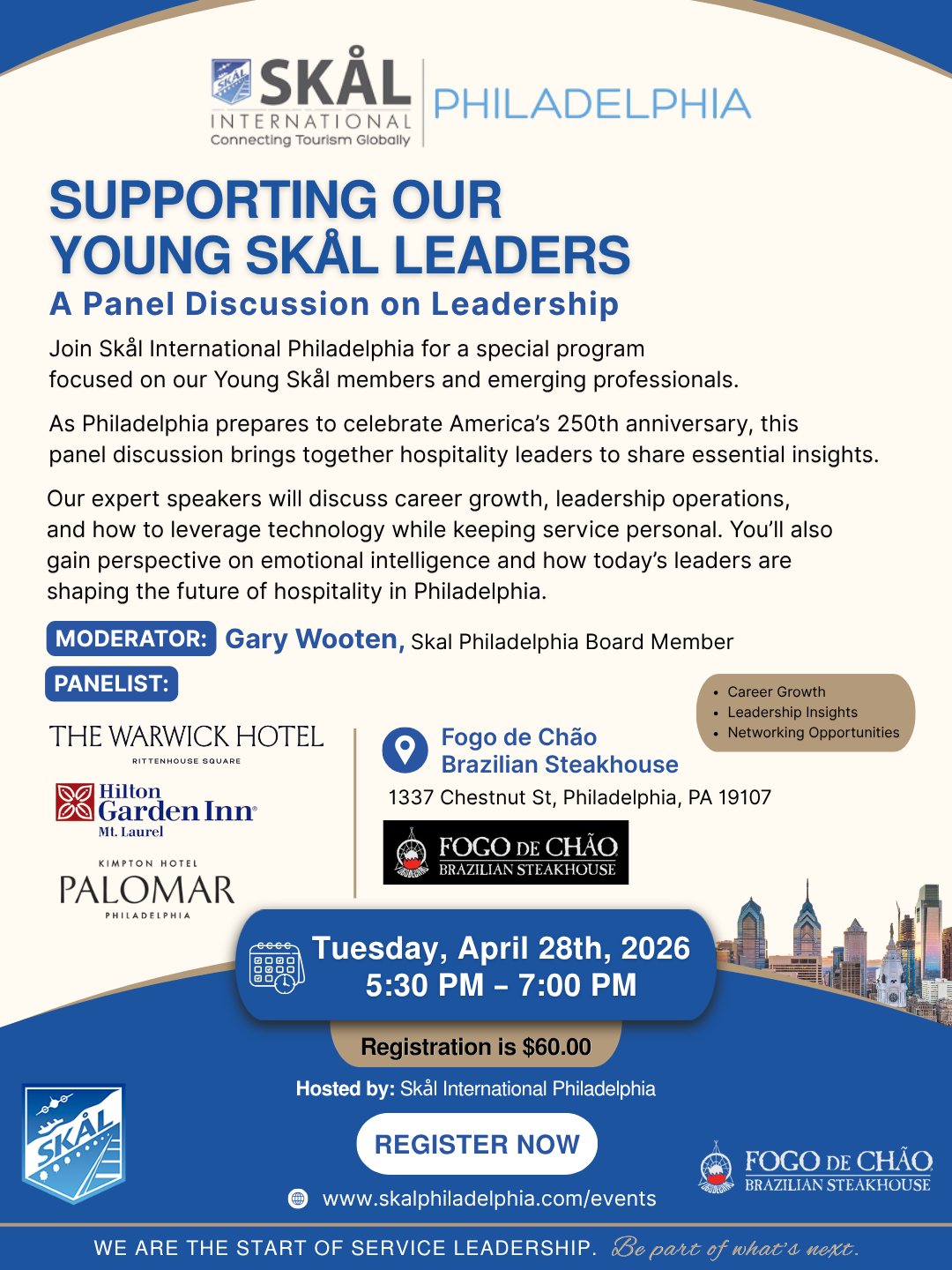 Leadership Discussion - Young Hospitality &amp; Tourism Professionals - Panel Discussion