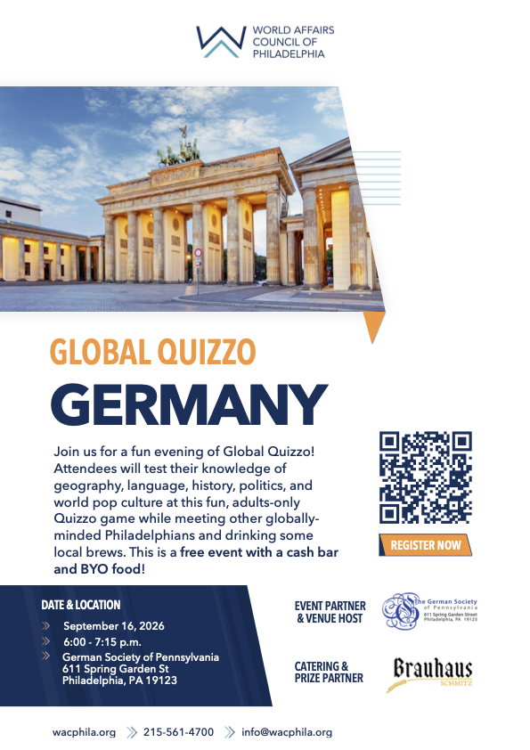 World Affairs Council : GLOBAL QUIZZO - GERMANY