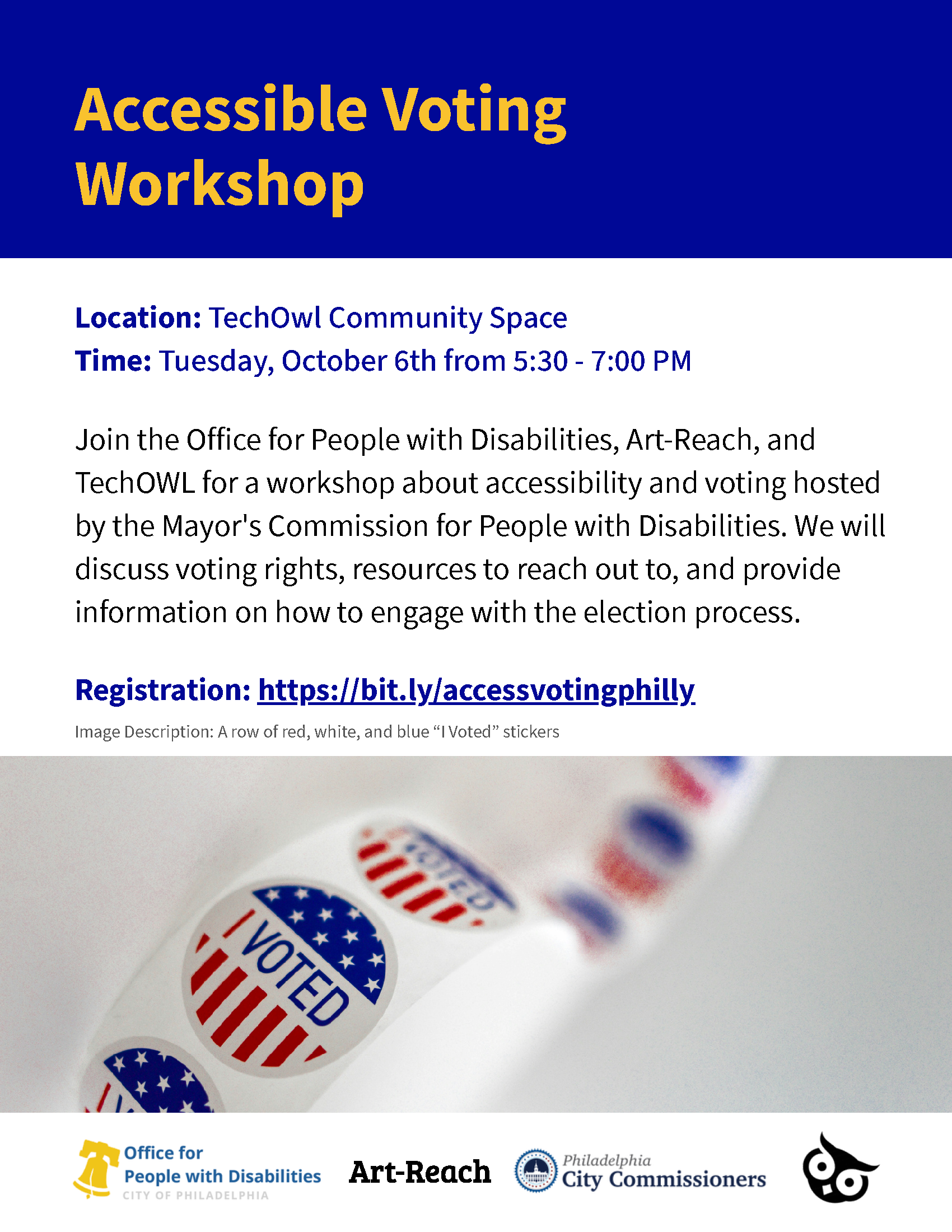 Accessible Voting Workshop