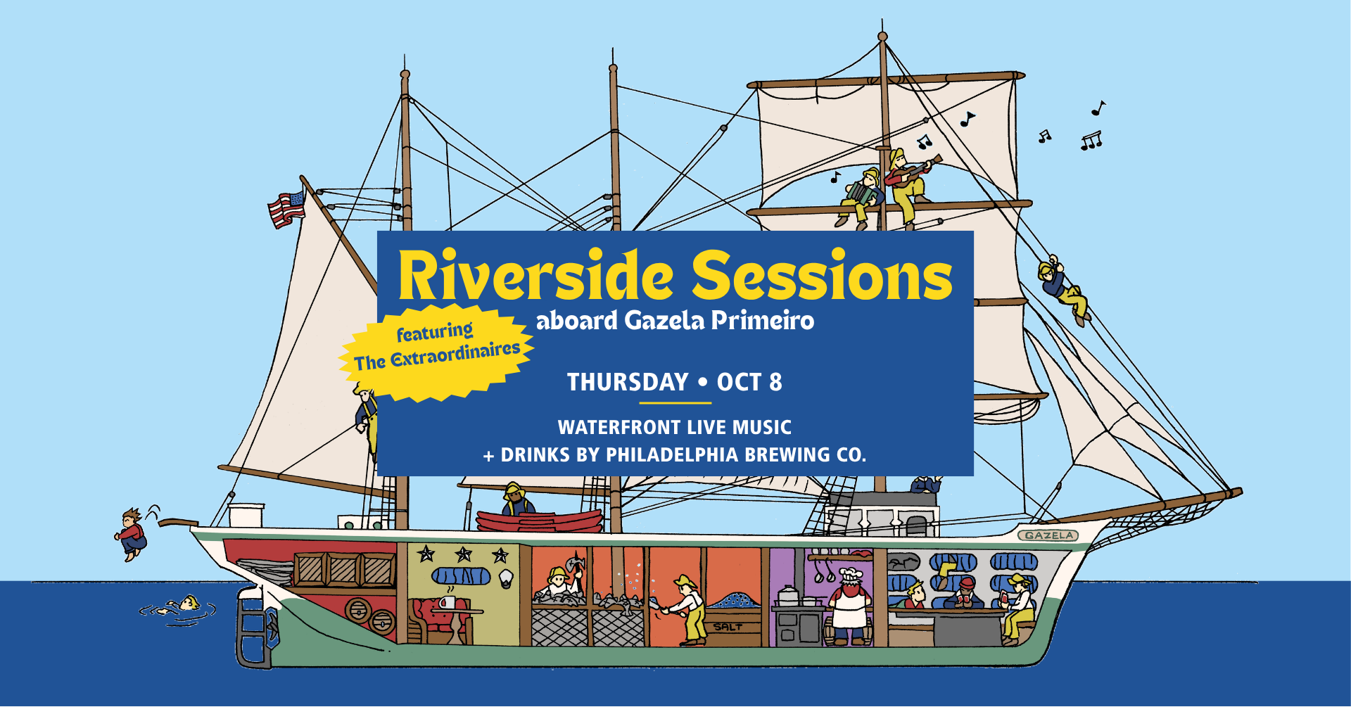  Riverside Sessions: The Extraordinaires + Philadelphia Brewing Co.