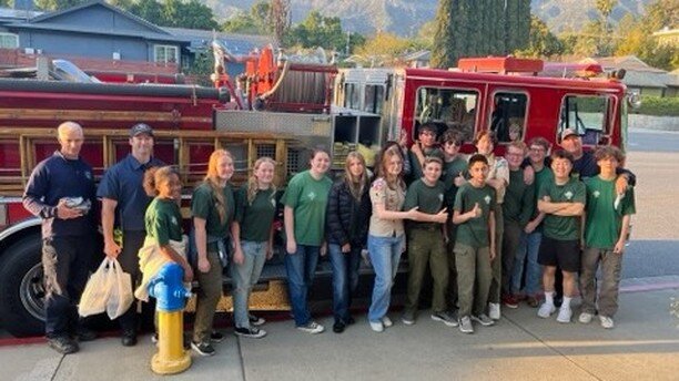 We are beyond thankful to the firefighters at LA County Fire Department Station 11 for supporting Troop 1's Spaghetti Dinner Fundraiser tonight. See you next time!