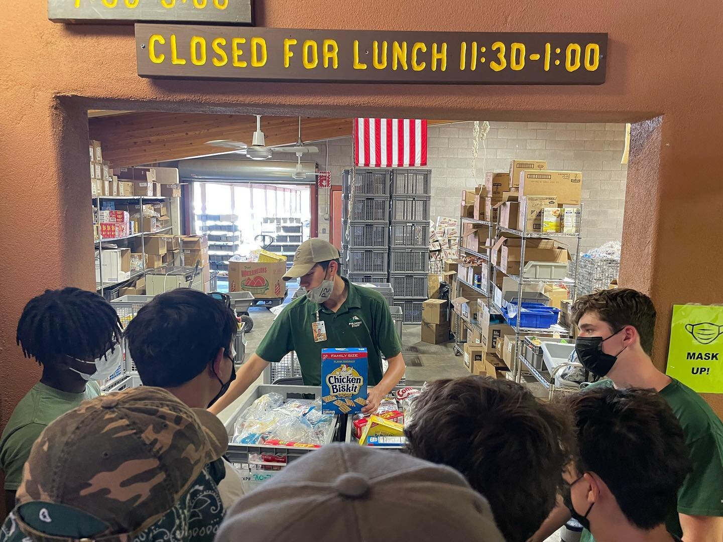 Troop 1 Philmont crew 710-7E picking up our food. #philmontscoutranch #troop1altadena