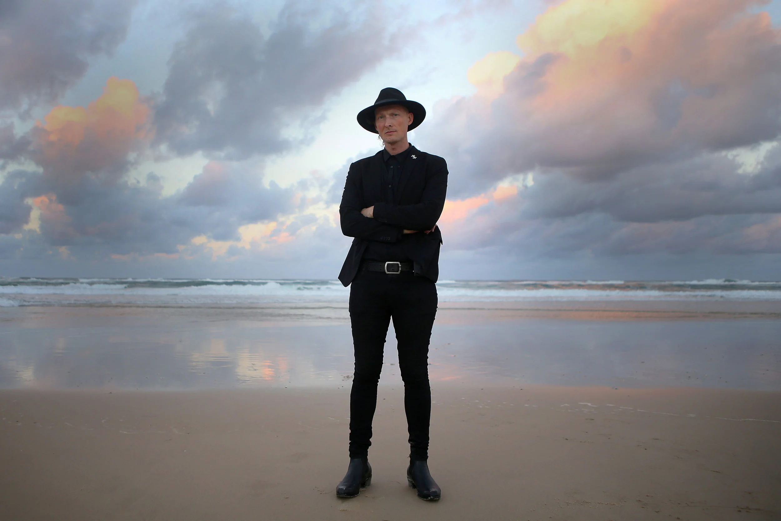 Lawrence English poses for a portrait at Wave Fields during the 2018 Gold Coast Commonwealth Games on April 6, 2018 in Gold Coast, Australia. (Photo by Jason McCawley/Getty Images for GOLDOC)