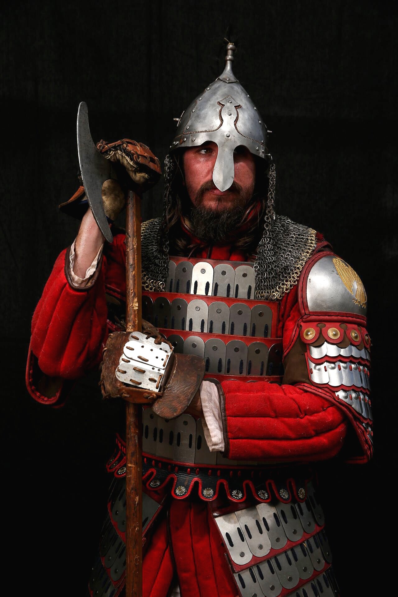 A Viking Battle re-enactor poses for a portrait on September 22, 2019 in Sydney, Australia. The St. Ives Medieval Faire is a two day event aiming to provide the sights, sounds and experiences of medieval times. (Photo by Jason McCawley/Getty Images)