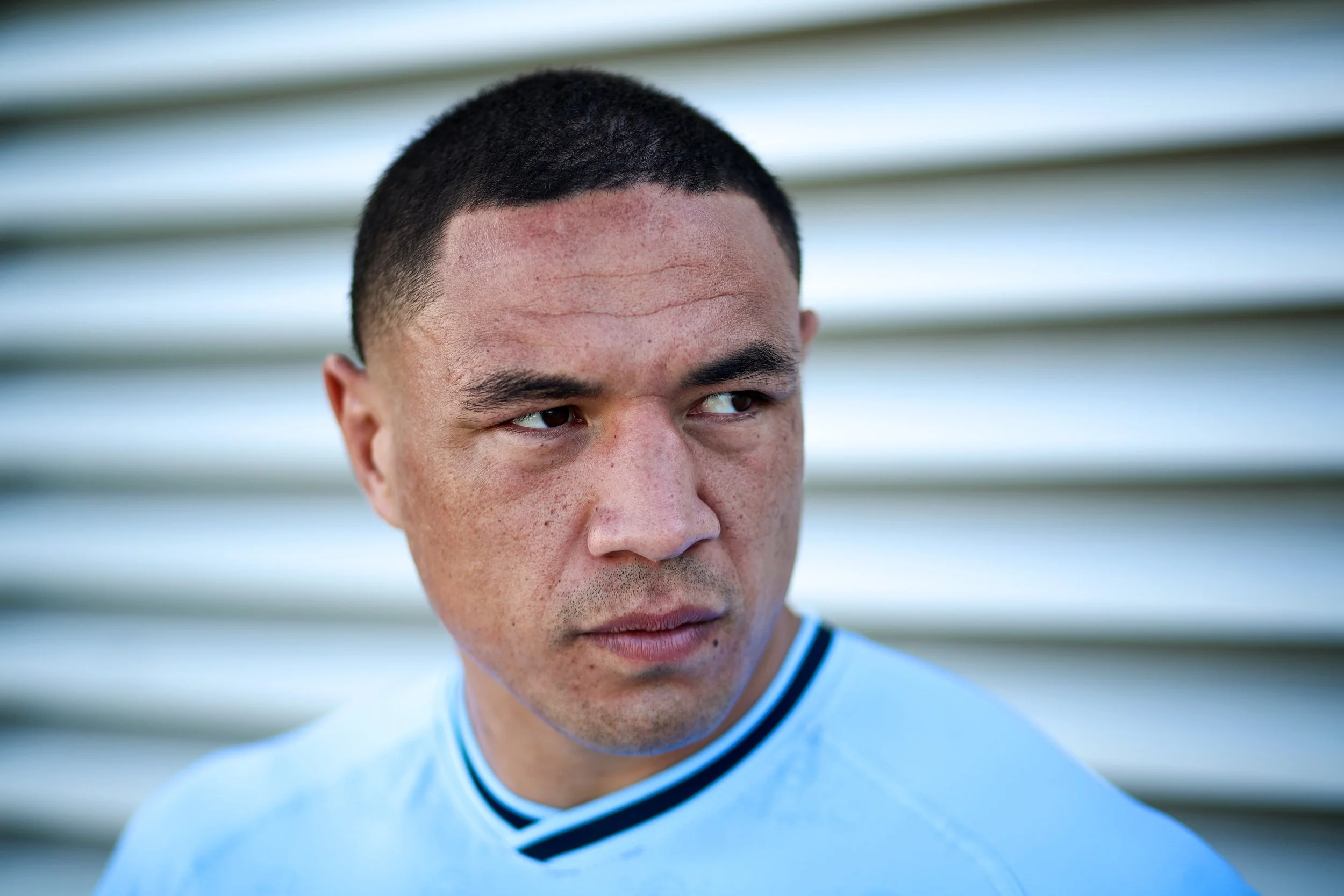  Tyson Frizell of the Blues poses during a New South Wales Blues State of Origin training session at Coogee Oval on June 14, 2023 in Sydney, Australia. (Photo by Jason McCawley/Getty Images) 
