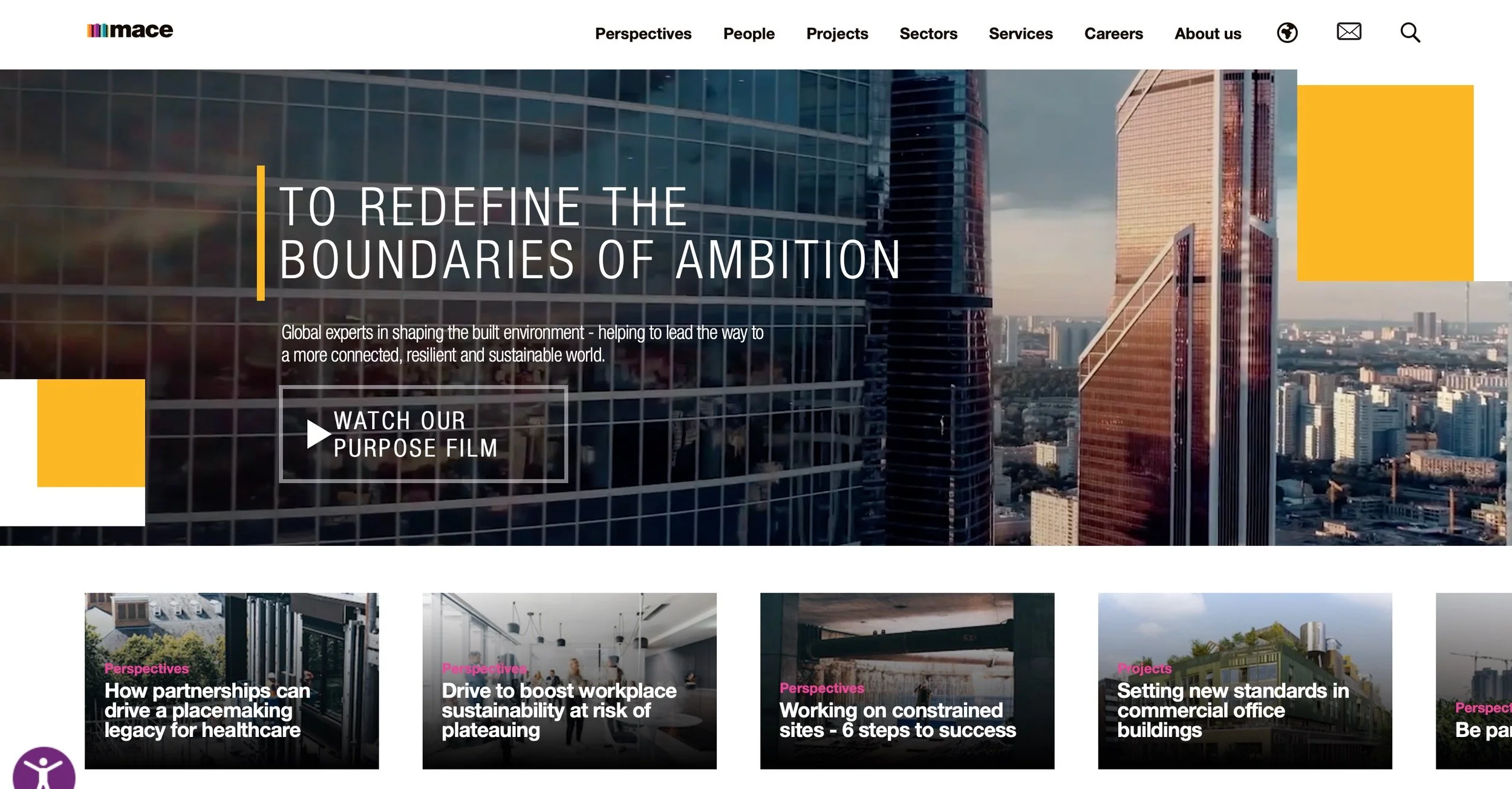 Corporate purpose for Mace Group — Alistair Bradley