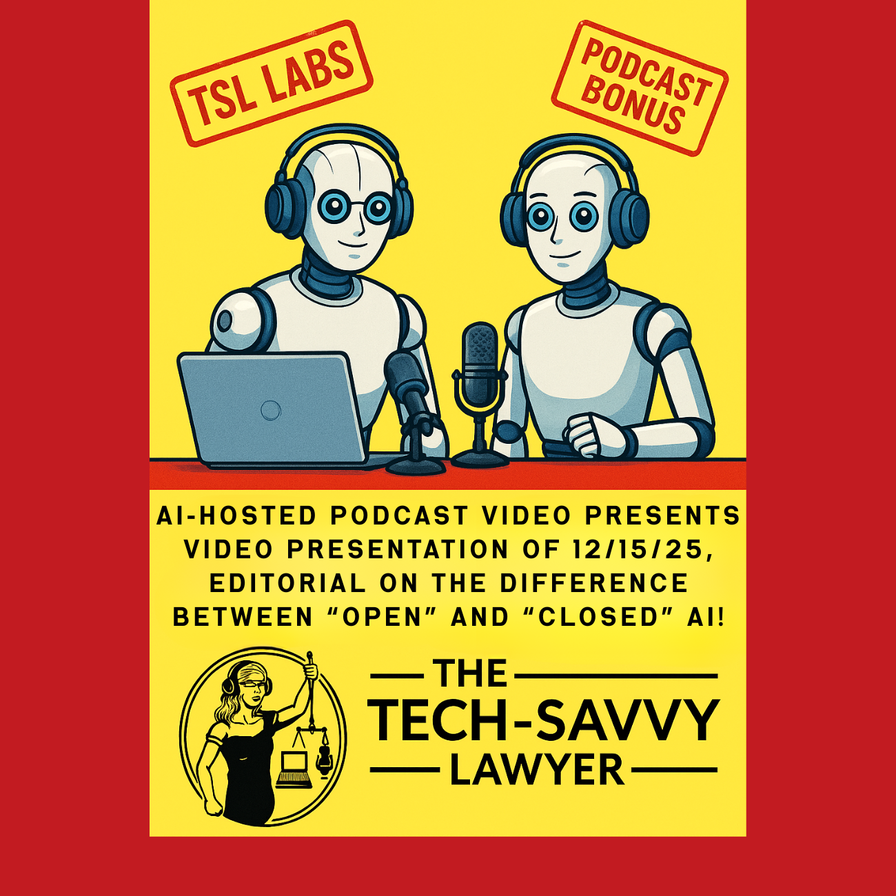🧪🎧 TSL Labs Bonus Podcast: Open vs. Closed AI — The Hidden Liability Trap in Your Firm ⚖️🤖