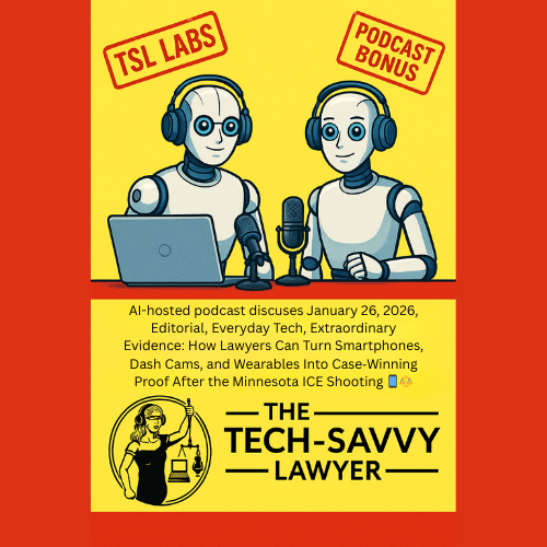 TSL.P Labs Bonus: Google AI Discussion: Everyday Tech, Extraordinary Evidence: Smartphones, Dash Cams, and Wearables as Silent Witnesses in Your Cases ⚖️📱