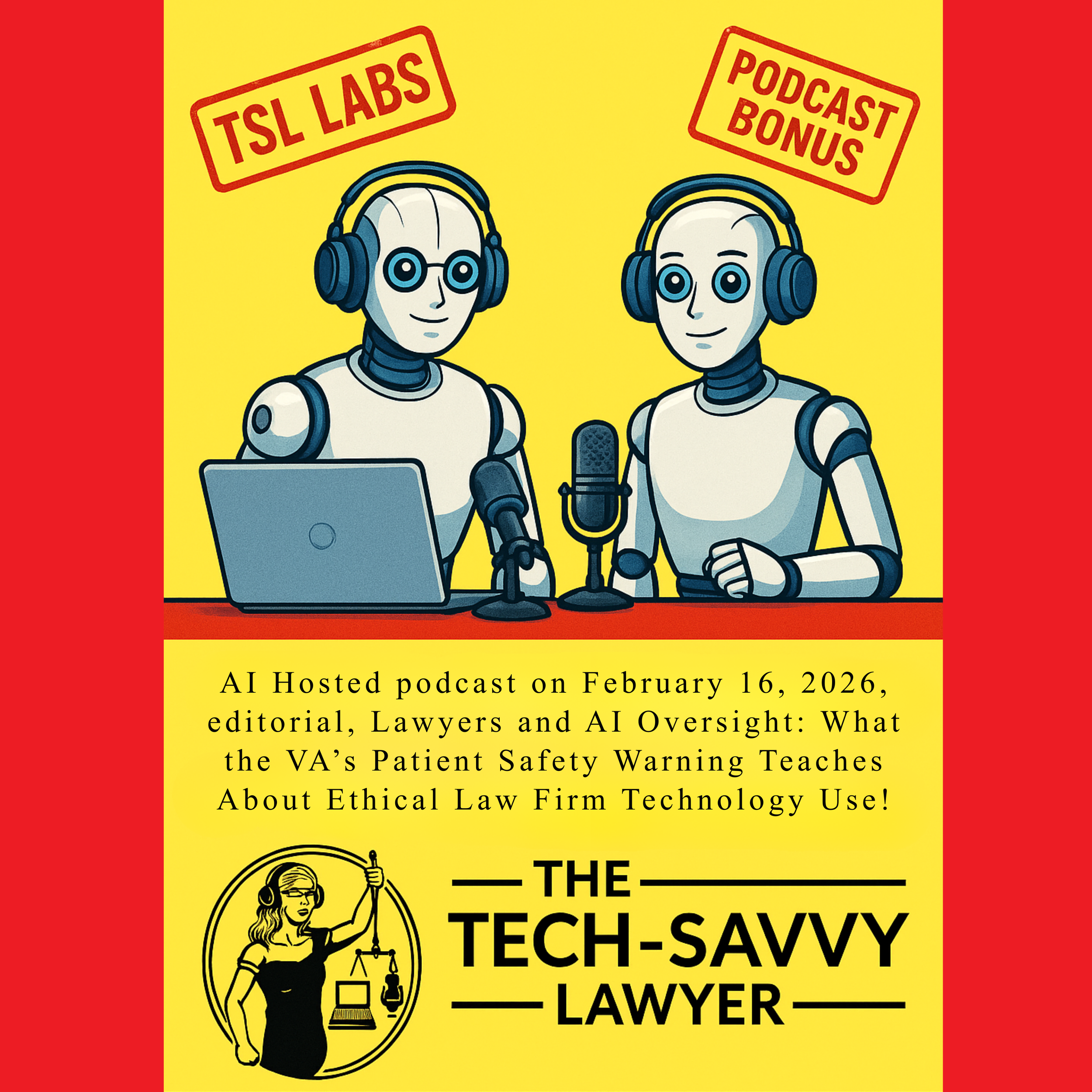 📌 Too Busy to Read This Week’s Editorial: “Lawyers and AI Oversight: What the VA’s Patient Safety Warning Teaches About Ethical Law Firm Technology Use!” ⚖️🤖