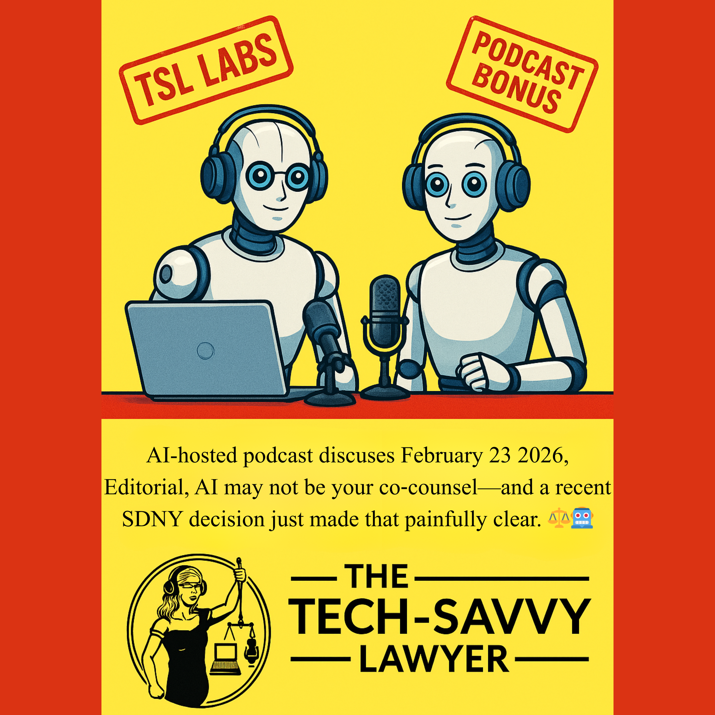 TSL Labs 🧪 Initiative: Attorney-Client Privilege vs. Public AI: The Hoeppner Decision Lawyers Need to Understand in 2026 ⚖️🤖