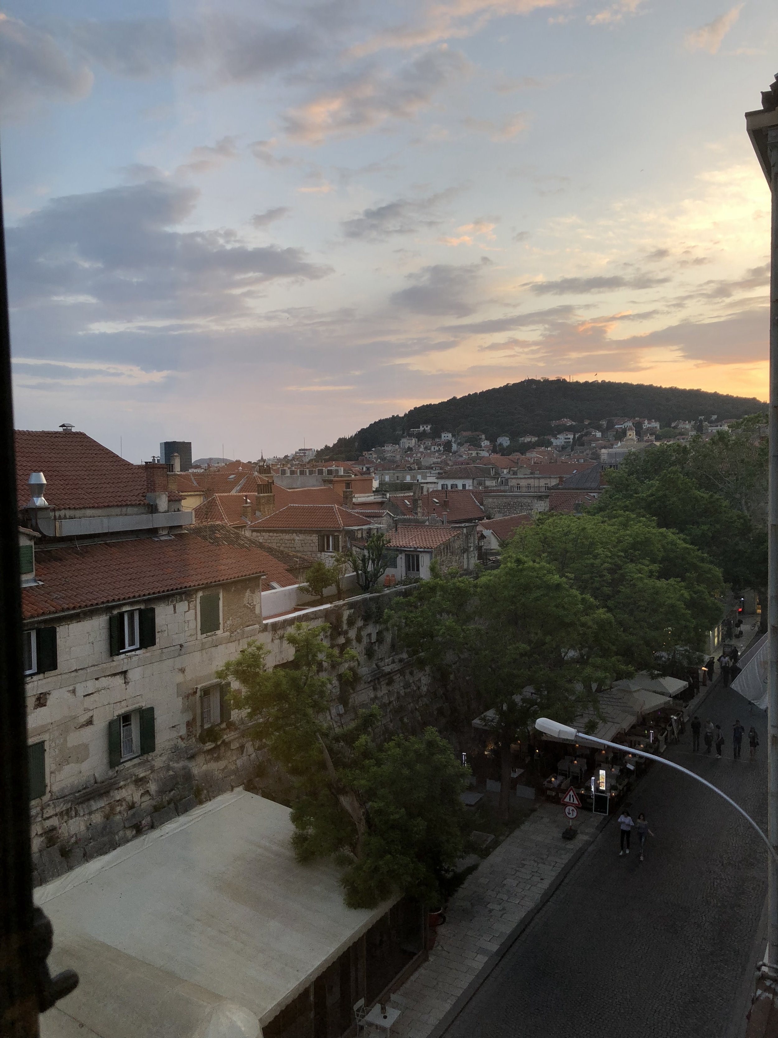 Split, Croatia scenery from apartment