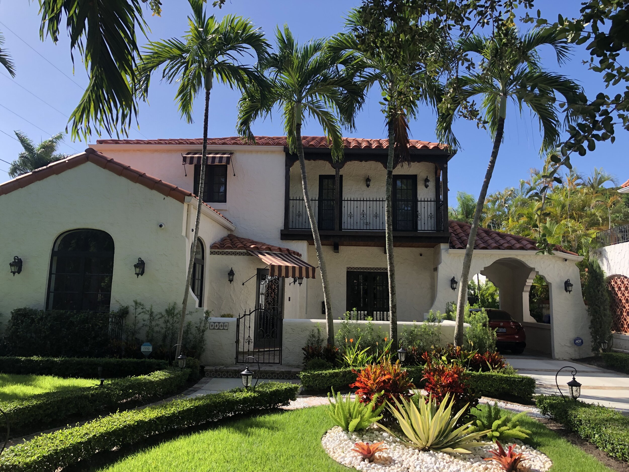 Old Spanish style home in Morningside Miami