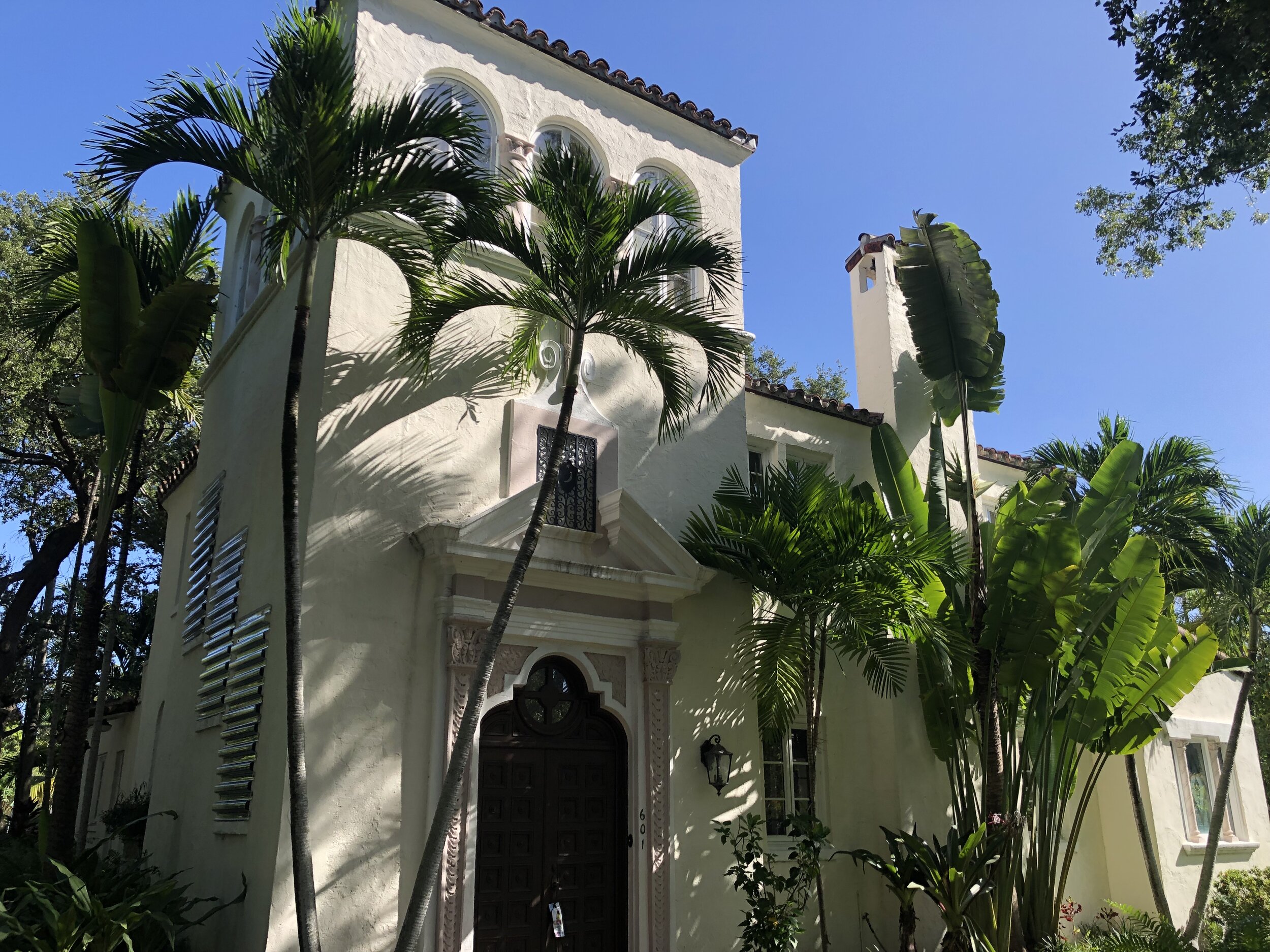 Old Spanish style home in Morningside, Miami