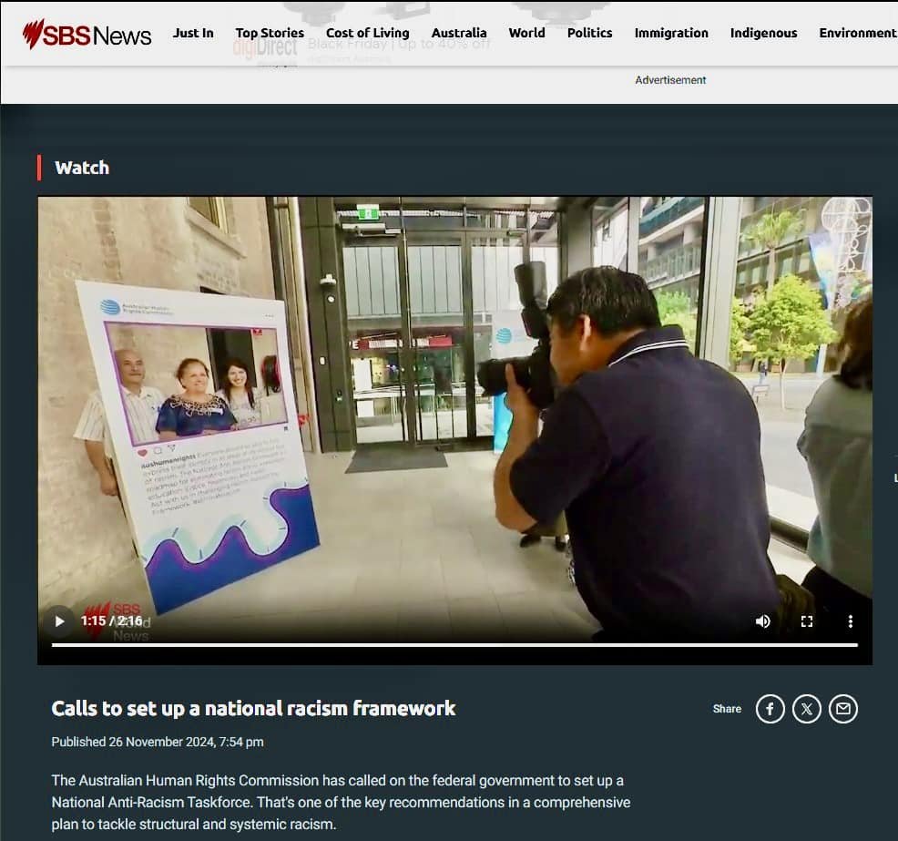 Happy to work with SBS news