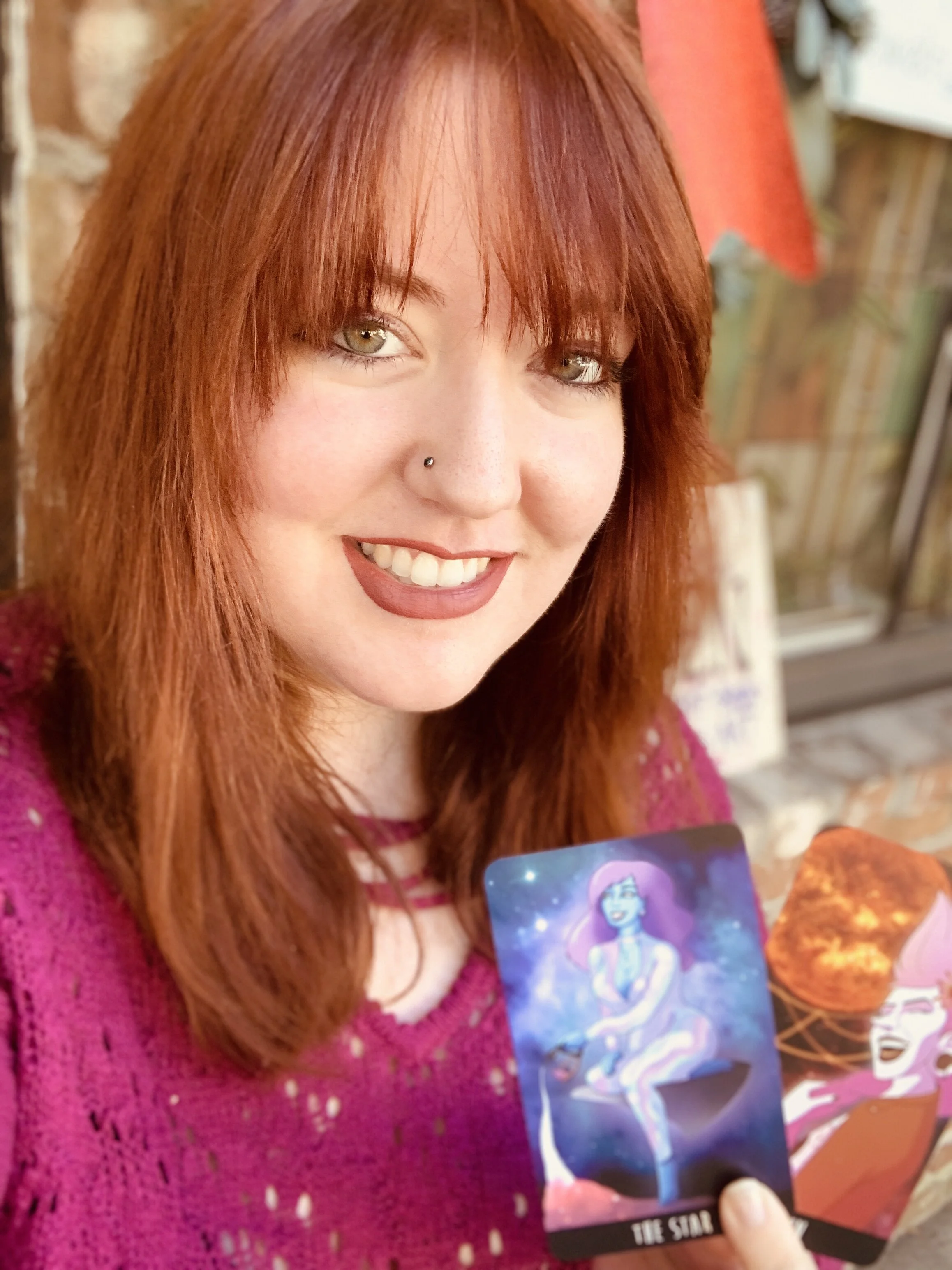 Day 49: Reiki and Tarot (and cold and dark)