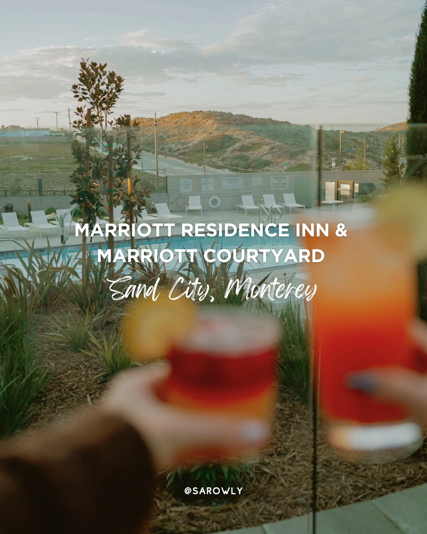 Here&rsquo;s a recap of my beautiful stay at the two newly opened hotels from Marriott &mdash; Marriott Residence Inn and Marriott Courtyard &mdash; located in Sand City, Monterey. The Mediterranean vibe blended perfectly with the coastal California 