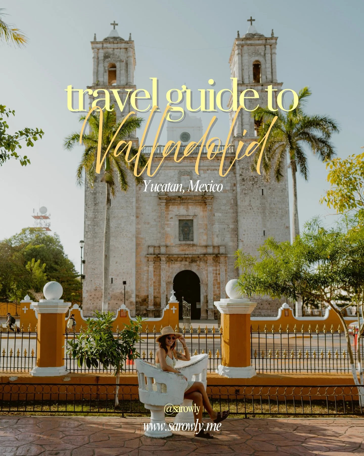 Comment VALLADOLID to receive the link to my free 2-day itinerary to Valladolid, Yucatan, Mexico 🎨🏛️🚗

Valladolid is part of Mexico&rsquo;s Pueblos M&aacute;gicos (Magic Towns) program, which highlights places known for their cultural richness and