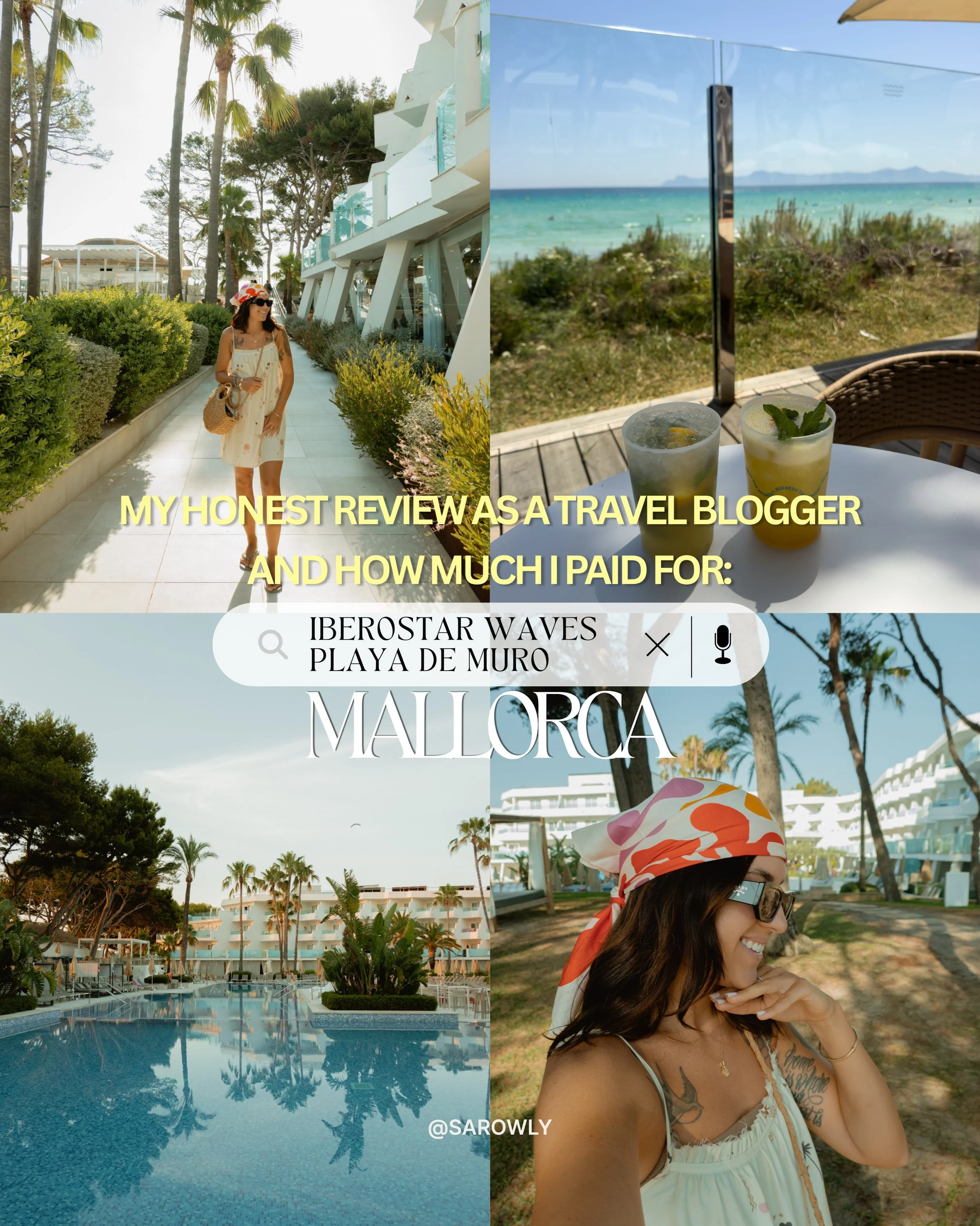Comment HOTEL and I&rsquo;ll send you the link to book Iberostar Waves Playa de Muro in Mallorca @iberostar 🐚🌊🌟

We stayed here for 6 nights, and here&rsquo;s my honest review. Swipe left to see how much we paid for one room for two people with th