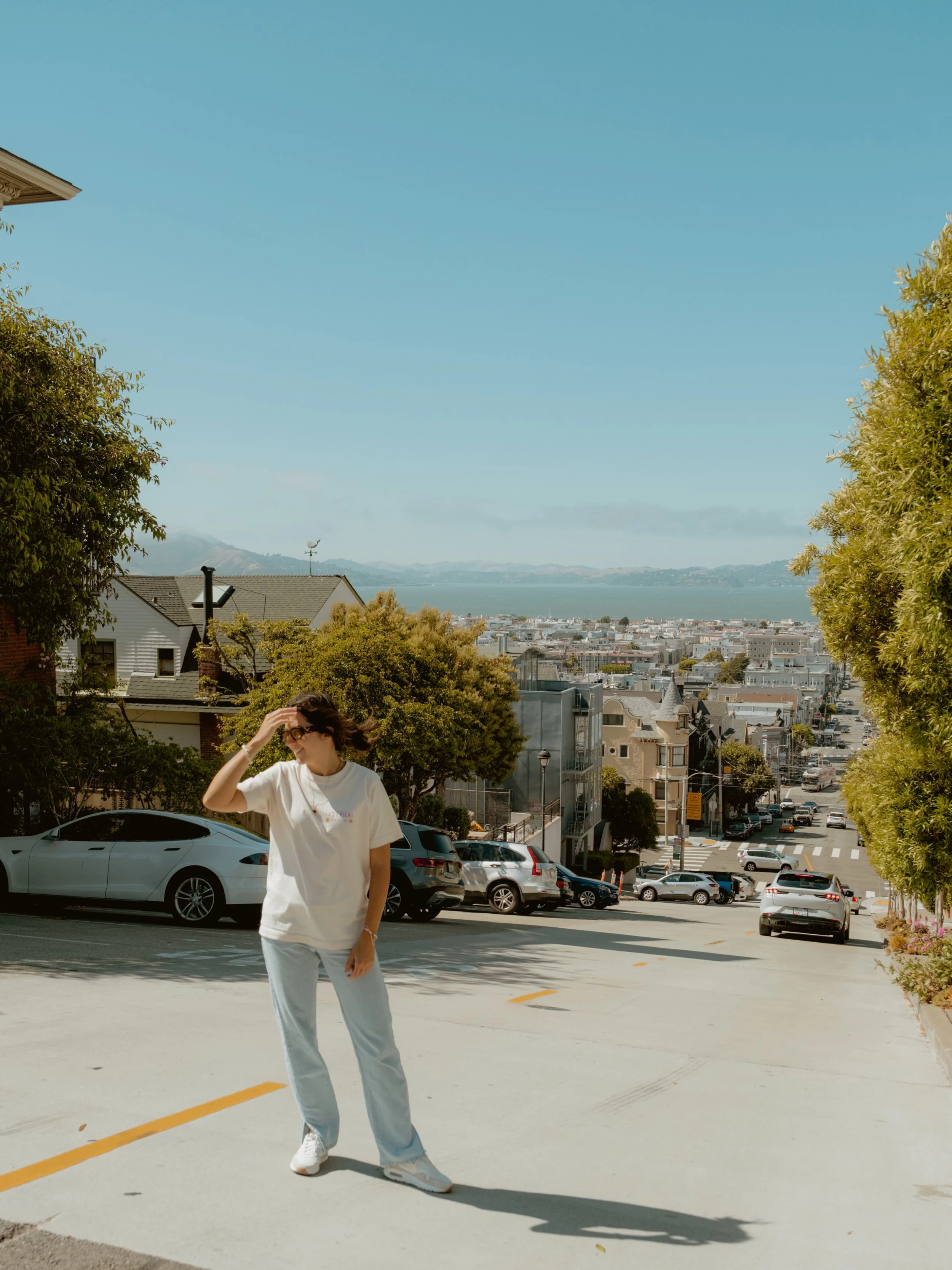 Memories from July in San Francisco ✨💌🌁 

Here are all the locations from the post:

&bull; Pacific Heights neighborhood
&bull; Telegraph Hill neighborhood
&bull; Golden Gate Welcome Center
&bull; Royal Ground Coffee on Polk Street
&bull; Crissy Fi