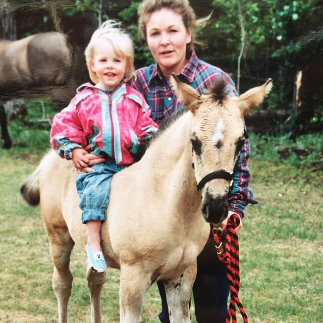 Sometimes I get asked where or how i learnt to ride, my answer is usually &lsquo;I don&rsquo;t remember, I&rsquo;ve just always done it&rsquo; 
looking through old family photos prove I have always been one to ride most creatures Be it sheep donkey o