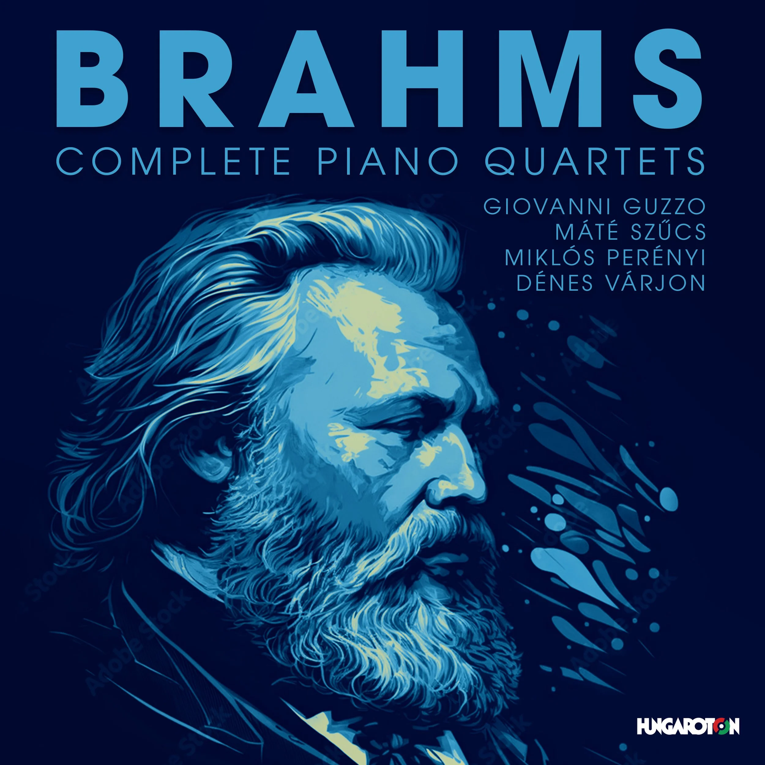 Brahms Complete Piano Quartets — Hungaroton
