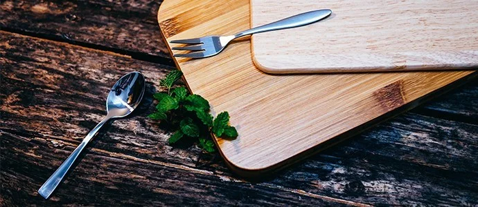 The fork is used for stabbing while the spoon is used for scooping, serving very different purposes.