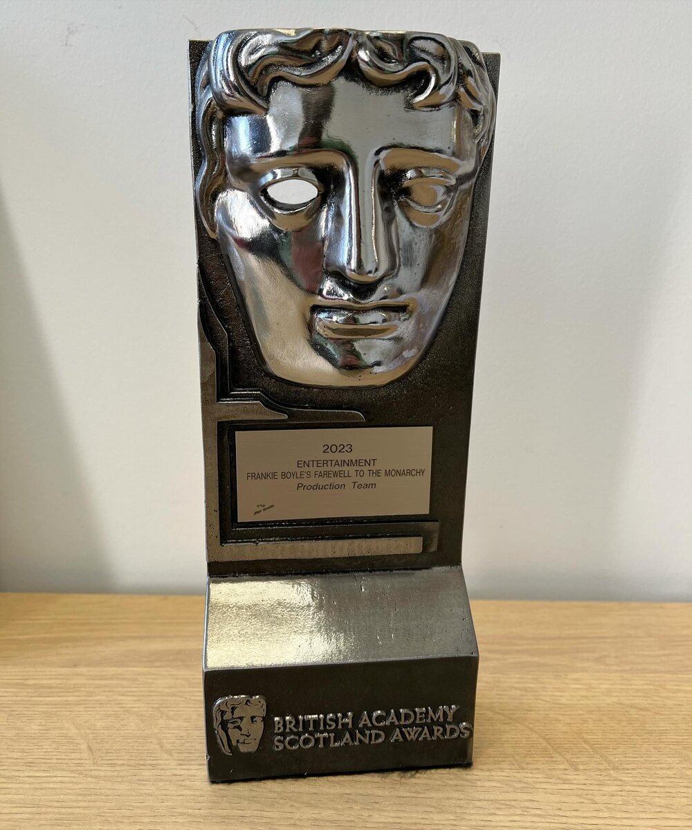 We received our BAFTA Scotland plaque to go on our award this morning. ✨🏆 Thank you to @baftascotland and thank you again to the amazing team involved! ⭐️⭐️⭐️⭐️⭐️