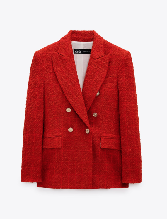 red blazer