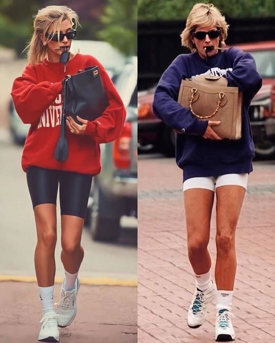 hailey bieber princess diana photoshoot