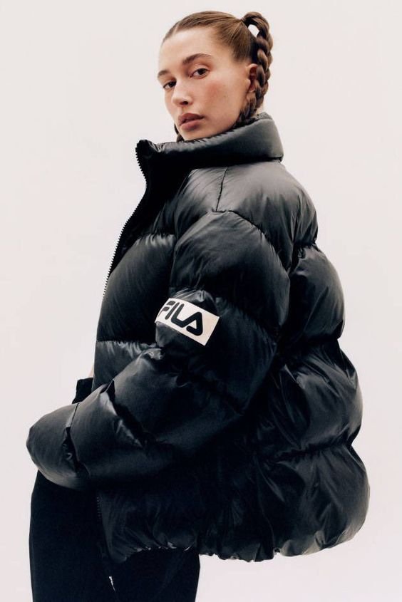 hailey bieber baldwin fila shoot