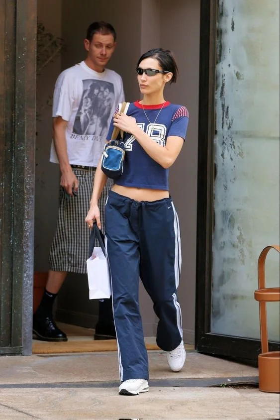 bella hadid 90s street style photos