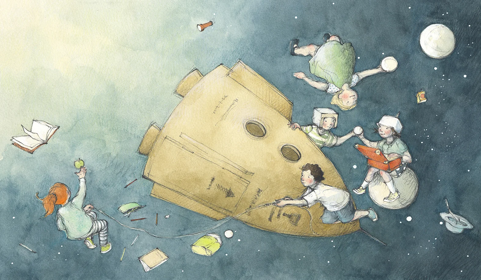 And together, we all floated in space.