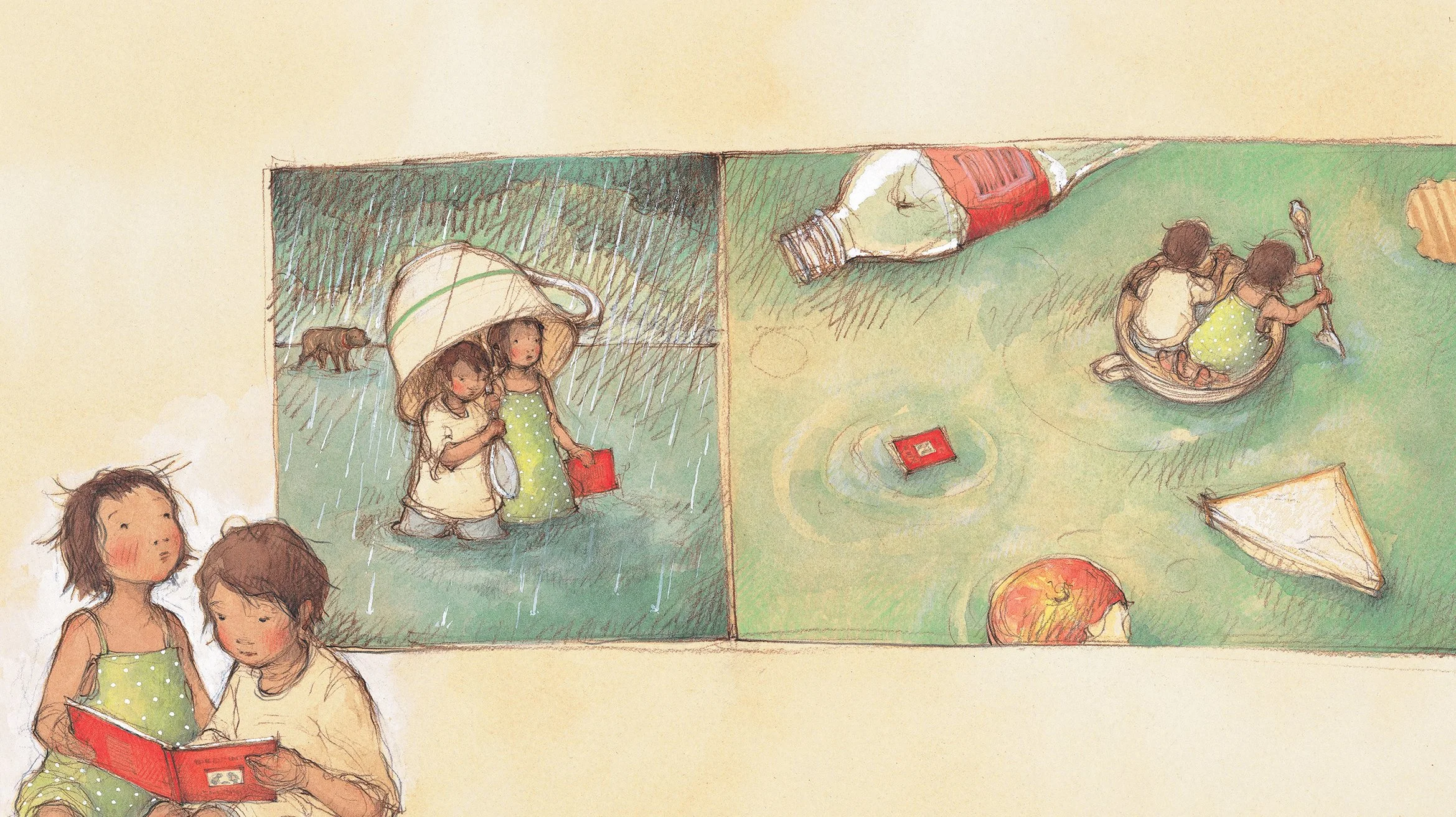   Look, A Book!  written by Libby Gleeson published by 2011 by Little Hare Books 