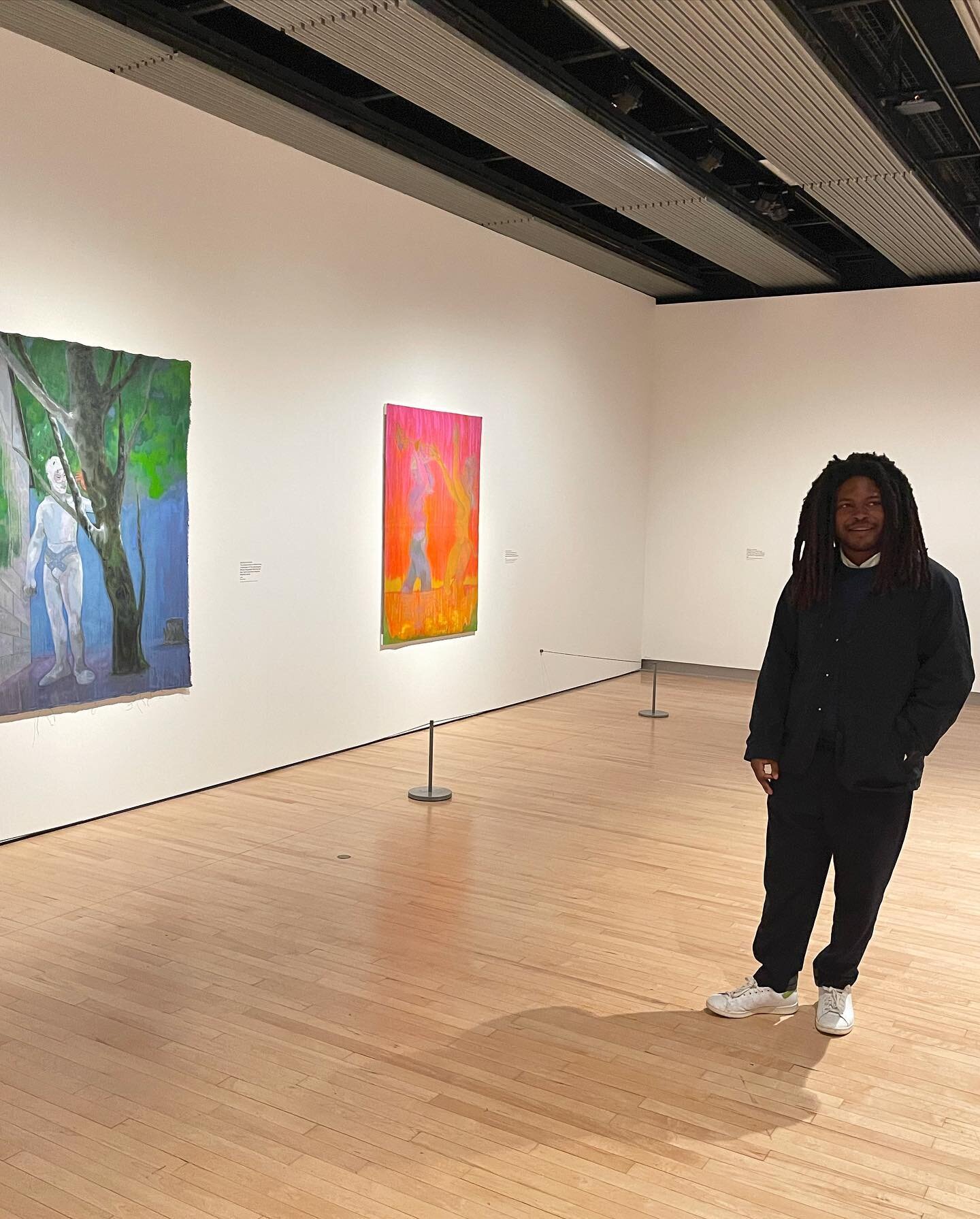 Proud of @sedrickchisom our resident artist last year to have an entire room devoted to his practice @hayward.gallery in London as part of &ldquo;In the Black Fantastic&rdquo; curated by @ekoweshun 
.
.
.
One of the works made @castelcaramel is also 