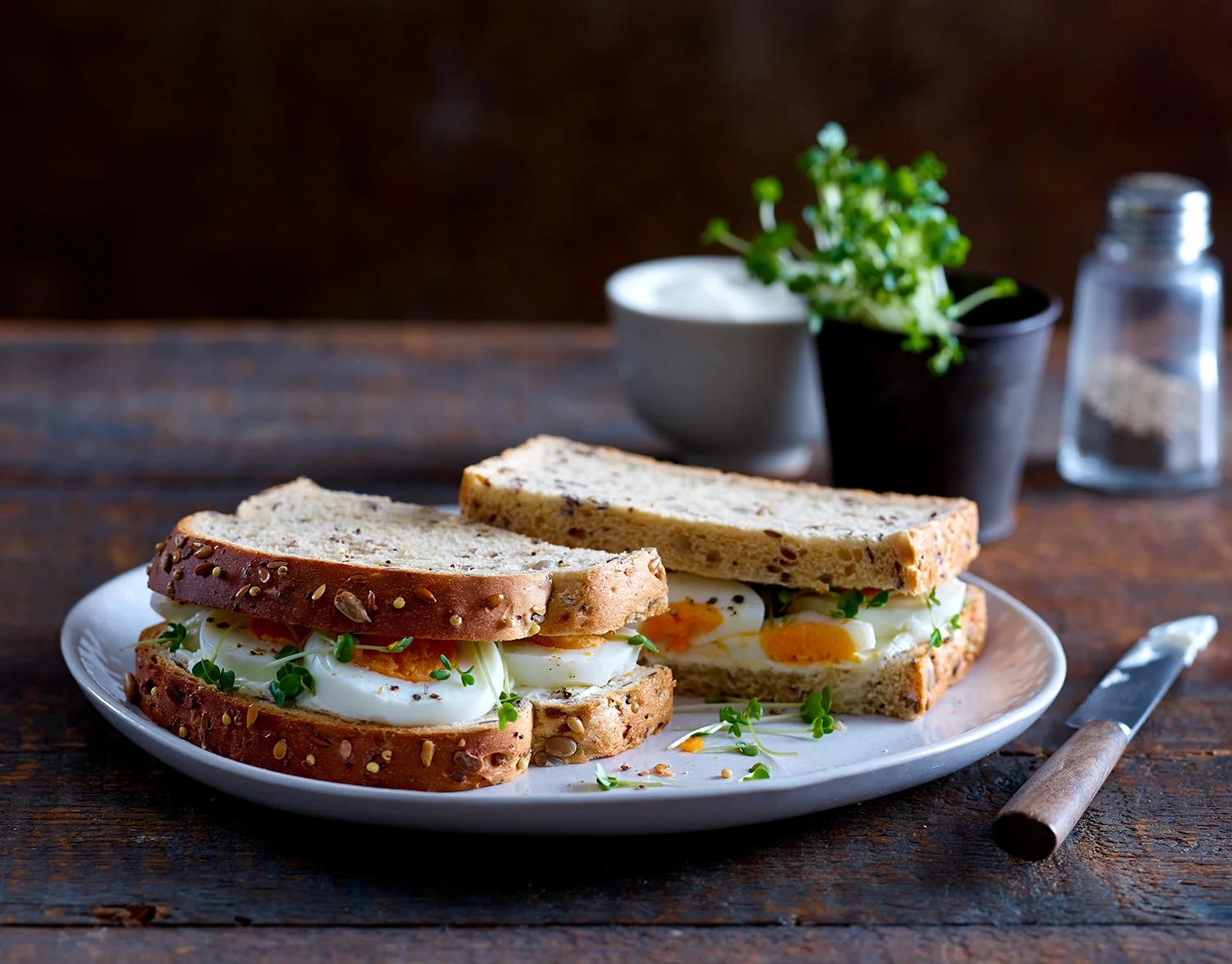 egg and cress sandwich