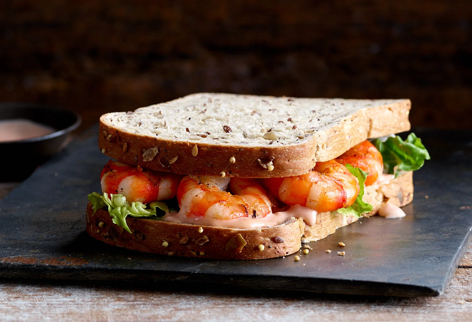prawn mayo sandwich