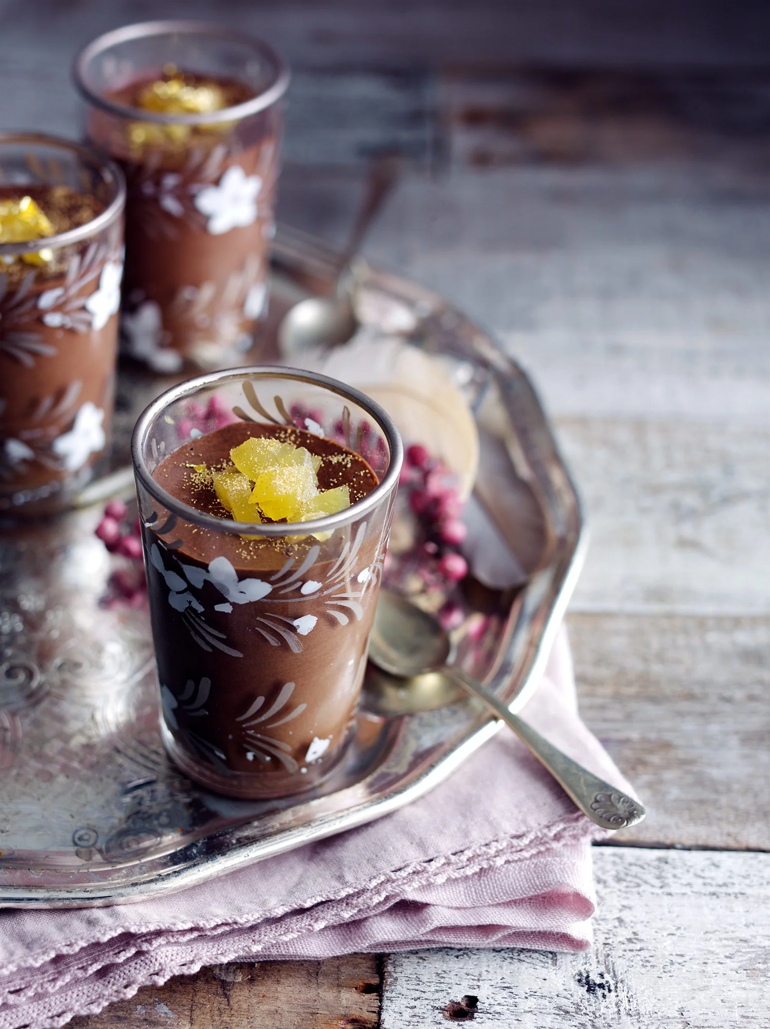 chocolate drambuie mousse