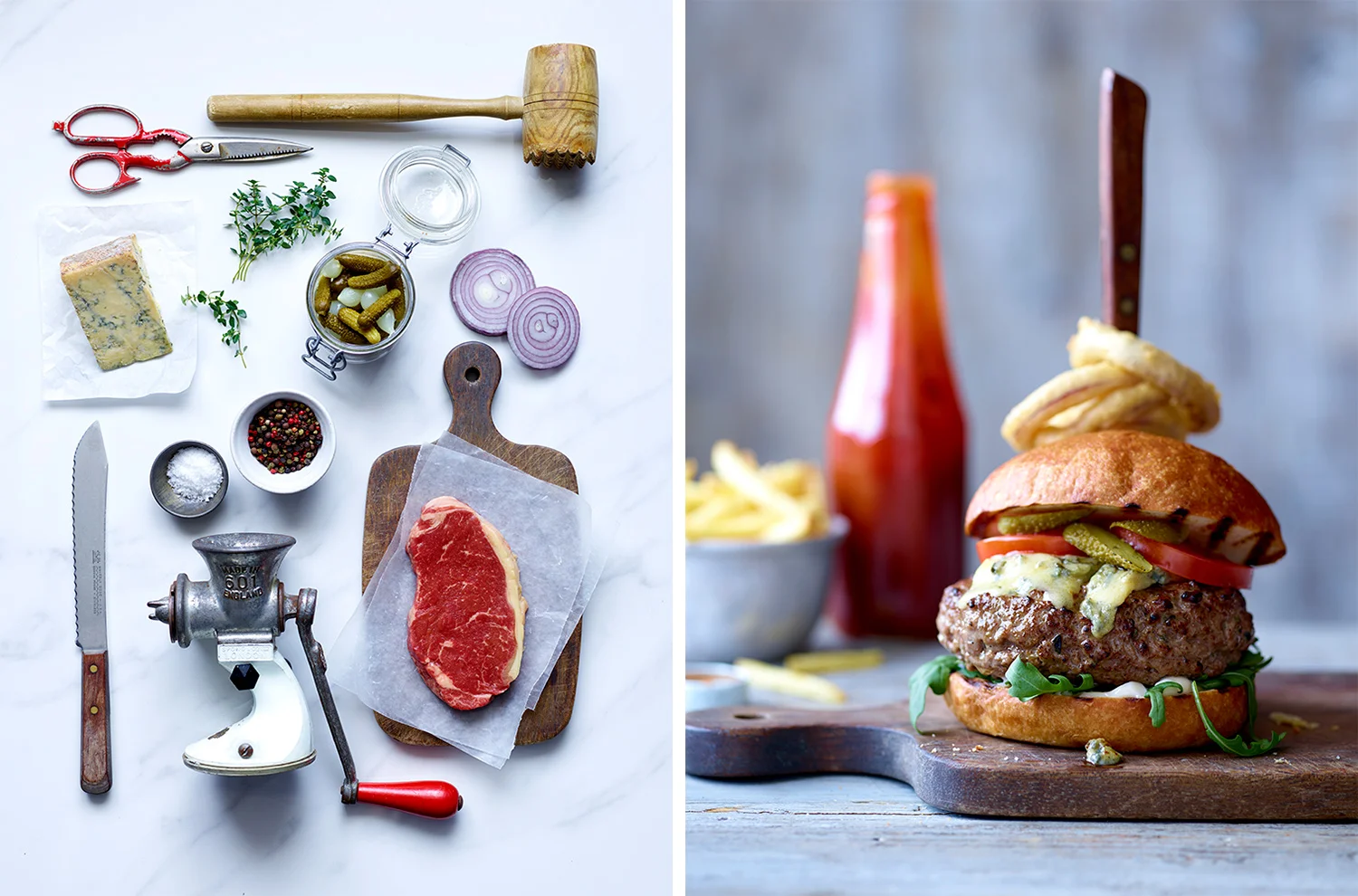 stilton burger