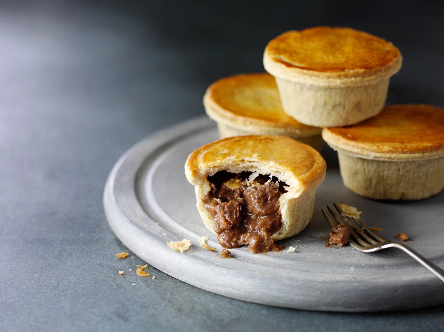 individual steak pies