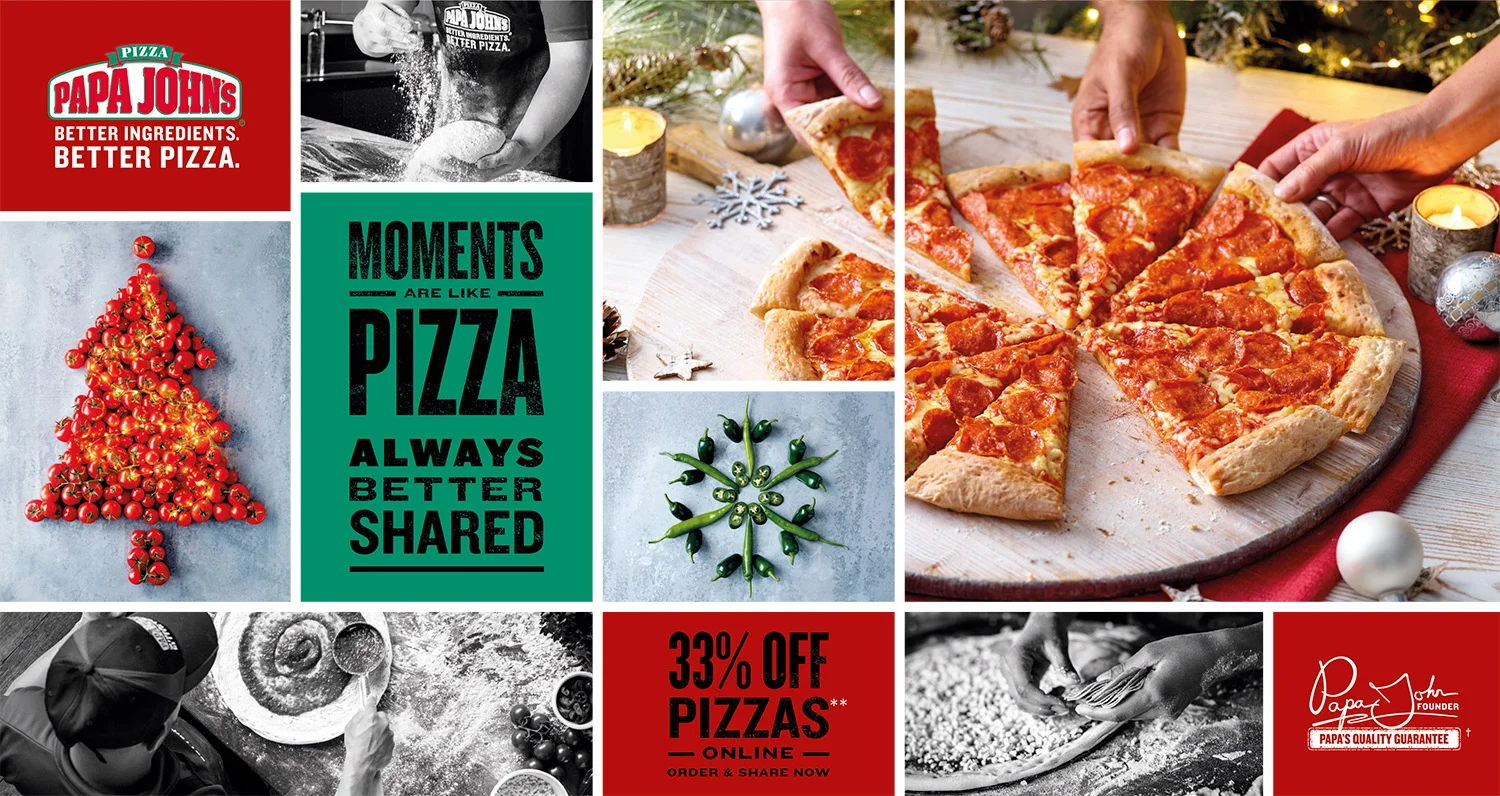 papa johns pizza advertising