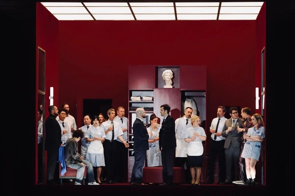 Celebrating and stepping into the velvet-drenched world that Designer @basia.binkowska has created for the premiere of her new production of Les Noces de Figaro at @operadurhin.

Her brilliance has reimagined Mozart&rsquo;s masterpiece through a cine