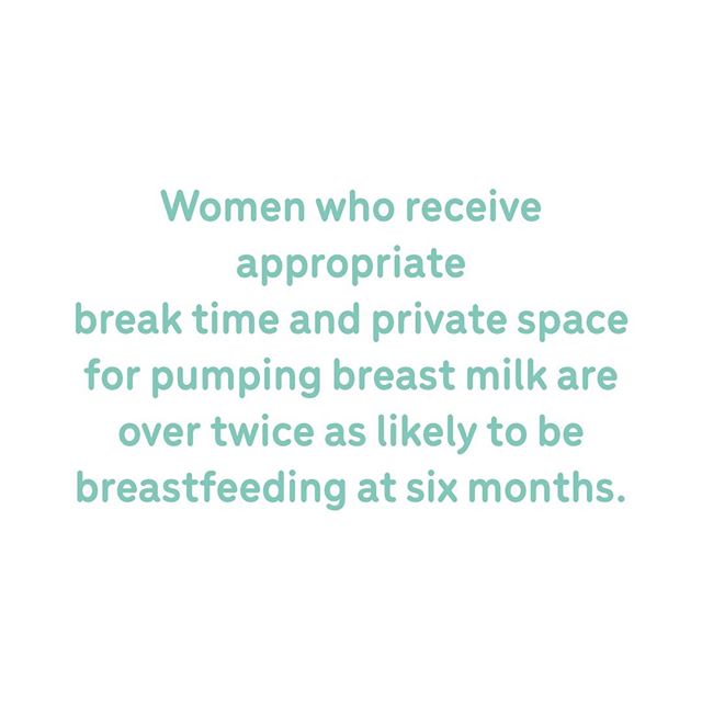 Breastfeeding isn't just beneficial for mom and baby! ⠀
⠀
Employers should understand that they will find the benefits of it too including:⠀
- Increased Employee Retention ⠀
- Increased Healthcare Savings ⠀
- Increased Employee Loyalty, Productivity 