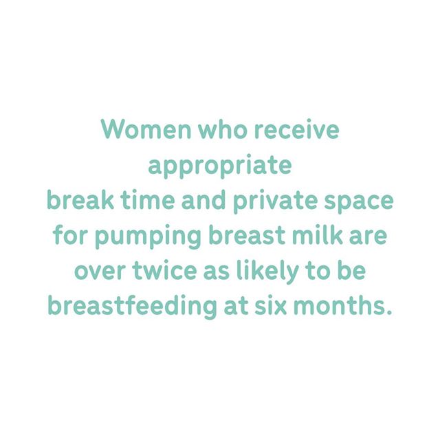 Breastfeeding isn't just beneficial for mom and baby! ⠀
⠀
Employers should understand that they will find the benefits of it too including:⠀
- Increased Employee Retention ⠀
- Increased Healthcare Savings ⠀
- Increased Employee Loyalty, Productivity 