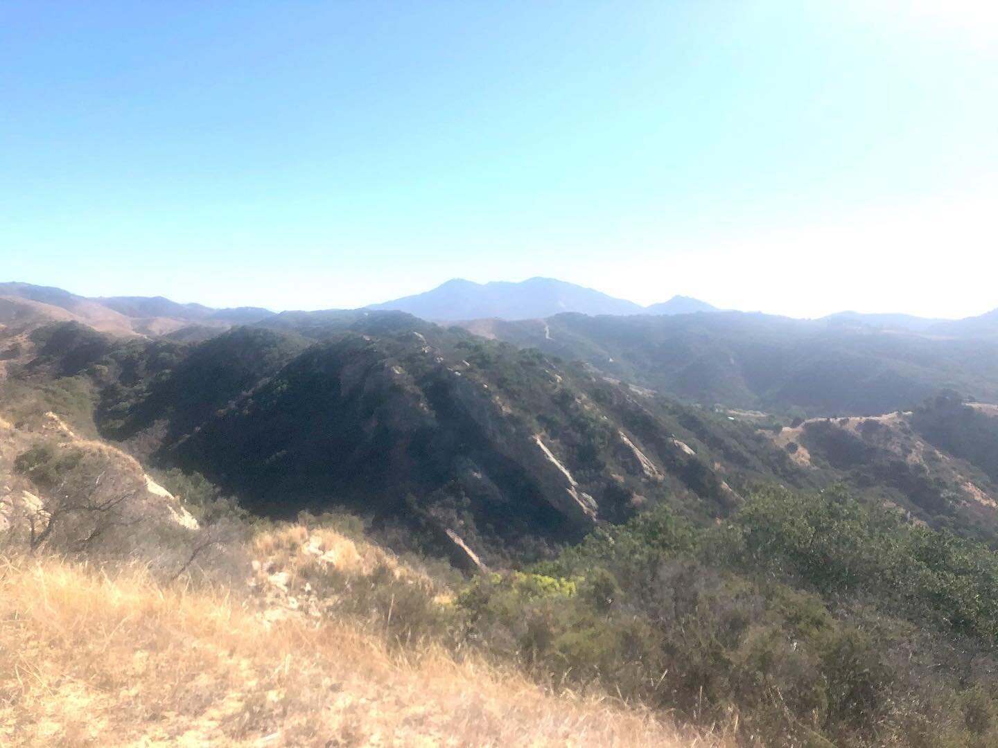 Looking out towards Gaviota Peak