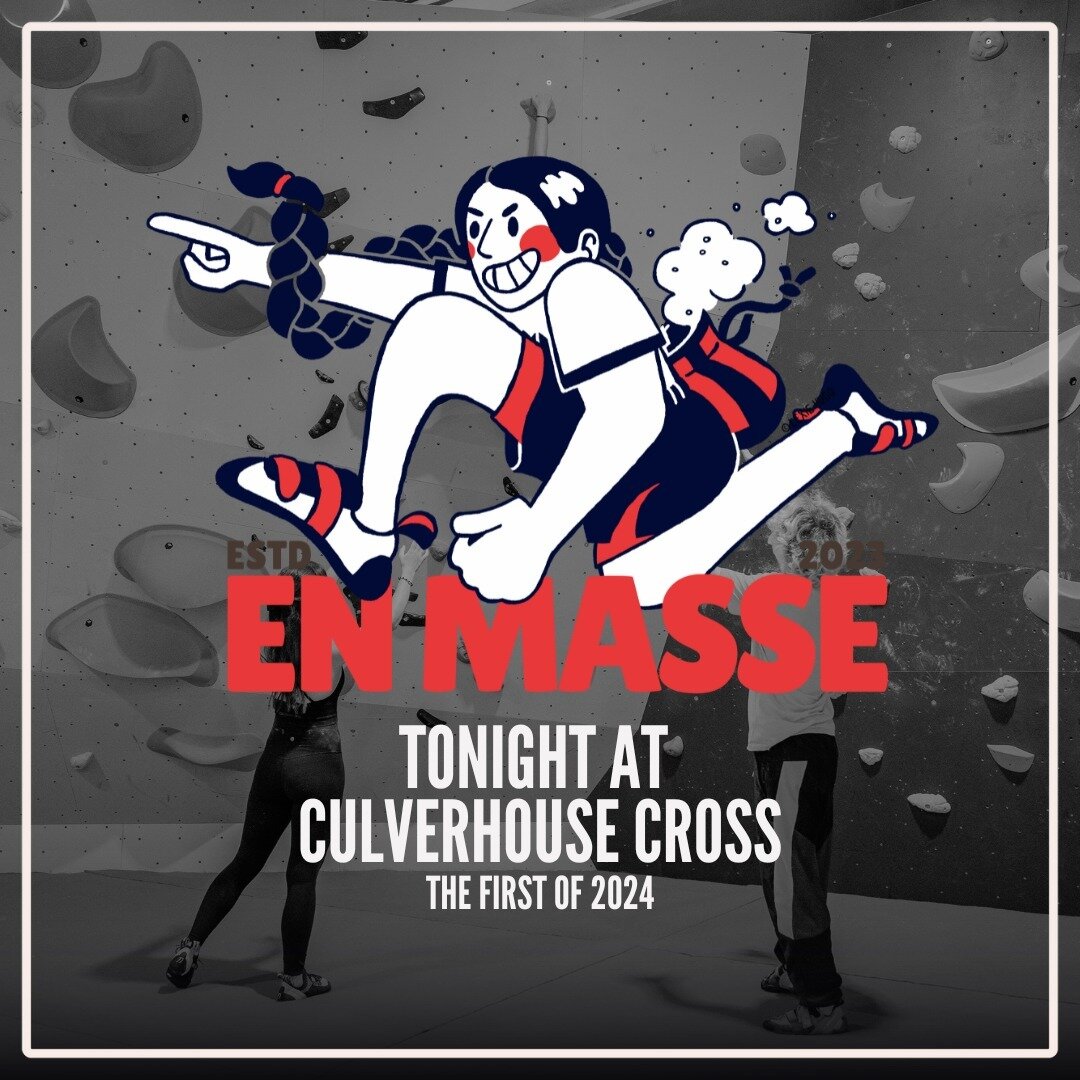 📍Culverhouse Cross

It's back! Join us for the first En Masse of 2024, tonight (and every Friday) from 6.30pm at Boulders Culverhouse Cross. 

En Masse is a climbing social for women and non-binary people, led by the Boulders team; it's the awesome 