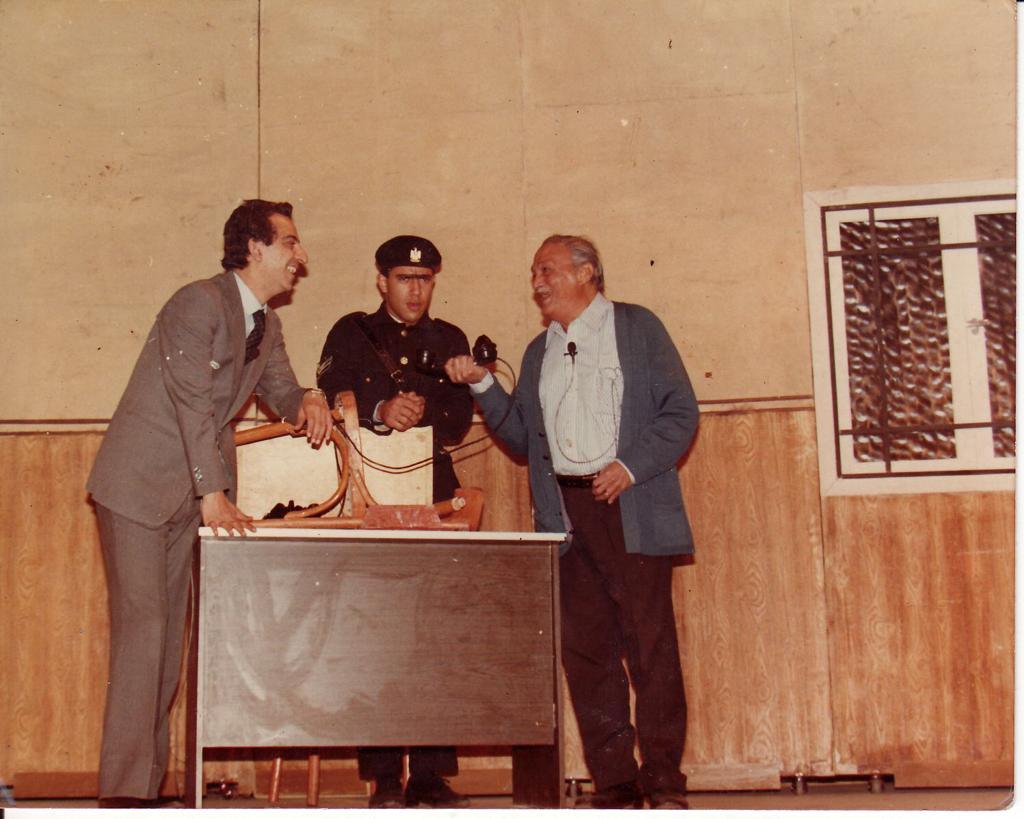 AbdelBaky in his first stage role along side the well-respected AbdelMoneim Madbouly and Ahmed Rateb