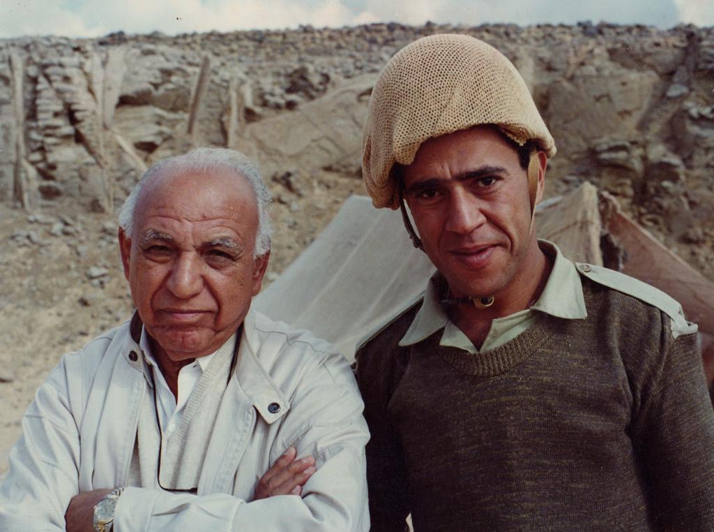 AbdelBaky with prominent director Salah Abu Seif